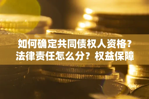 济南如何确定共同债权人资格？法律责任怎么分？权益保障技巧揭秘！