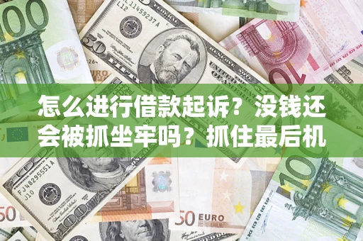 济南怎么进行借款起诉？没钱还会被抓坐牢吗？抓住最后机会！