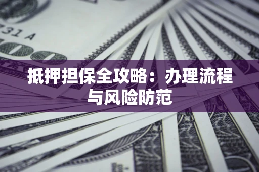 济南抵押担保全攻略：办理流程与风险防范