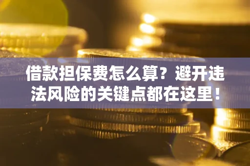 济南借款担保费怎么算？避开违法风险的关键点都在这里！