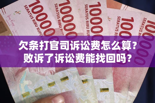 济南欠条打官司诉讼费怎么算？败诉了诉讼费能找回吗？