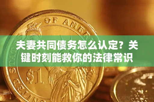 济南夫妻共同债务怎么认定？关键时刻能救你的法律常识