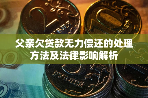 济南父亲欠贷款无力偿还的处理方法及法律影响解析