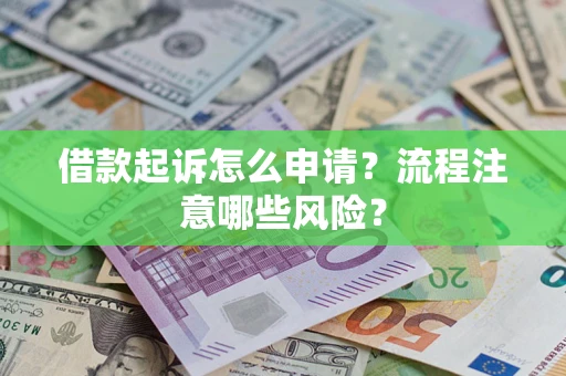 济南借款起诉怎么申请？流程注意哪些风险？