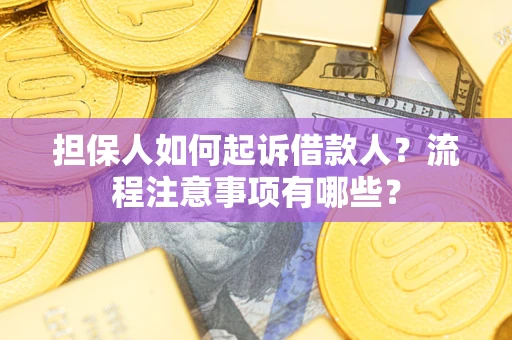 济南担保人如何起诉借款人？流程注意事项有哪些？